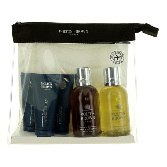 Well Groomed by Molton Brown 5 Piece Carry On Set for Men