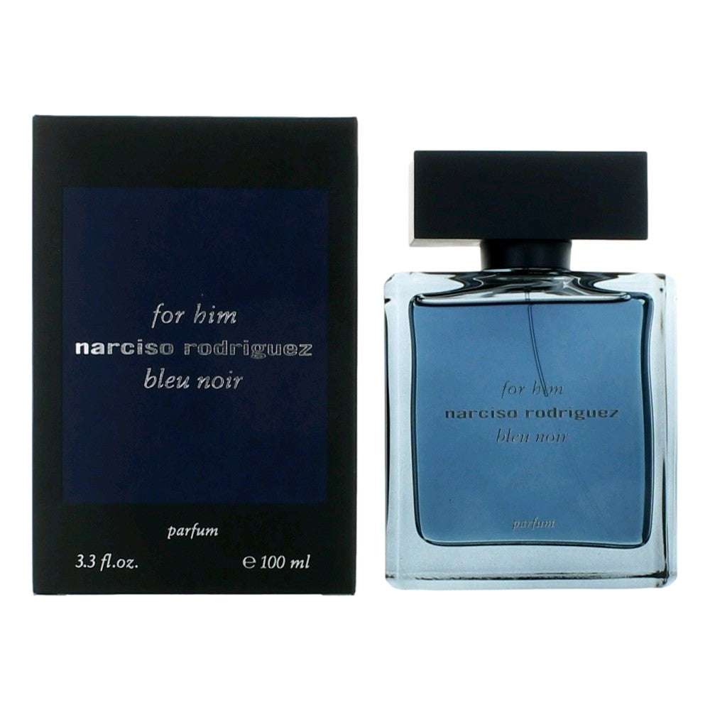Narciso Rodriguez Bleu Noir by Narciso Rodriguez 3.3 oz Parfum Spray Cologne for Men