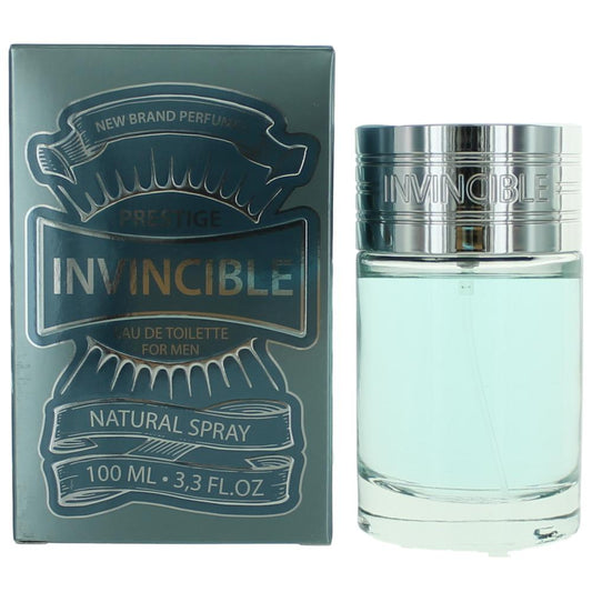 Invincible by New Brand 3.3 oz Eau de Toilette Spray Cologne for Men