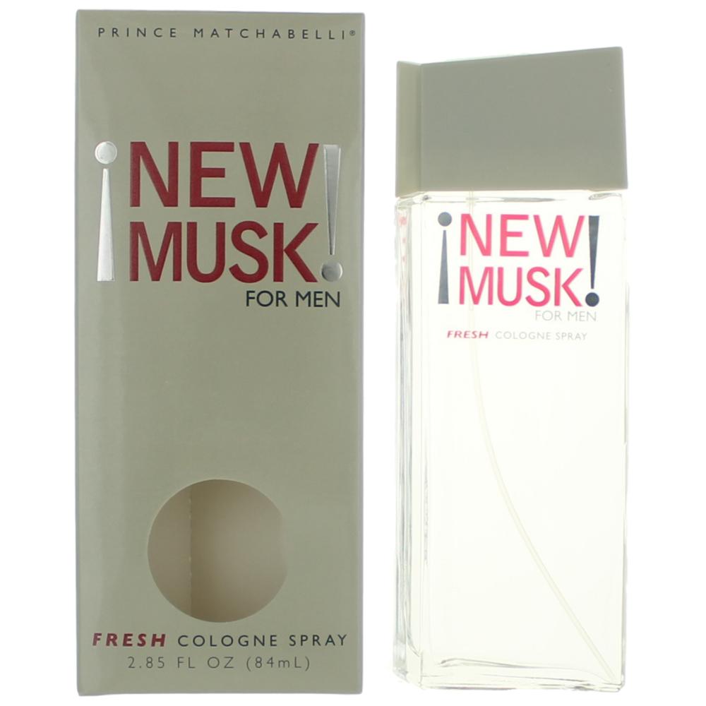 New Musk by Prince Matchabelli 2.85 oz Fresh Cologne Spray Cologne for Men