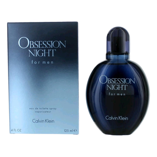 Obsession Night by Calvin Klein 4 oz Eau de Toilette Spray Cologne for Men