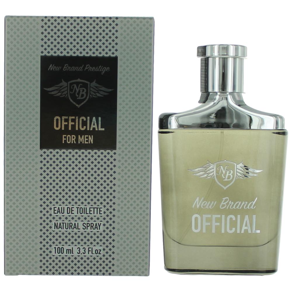 Official by New Brand 3.3 oz Eau de Toilette Spray Cologne for Men