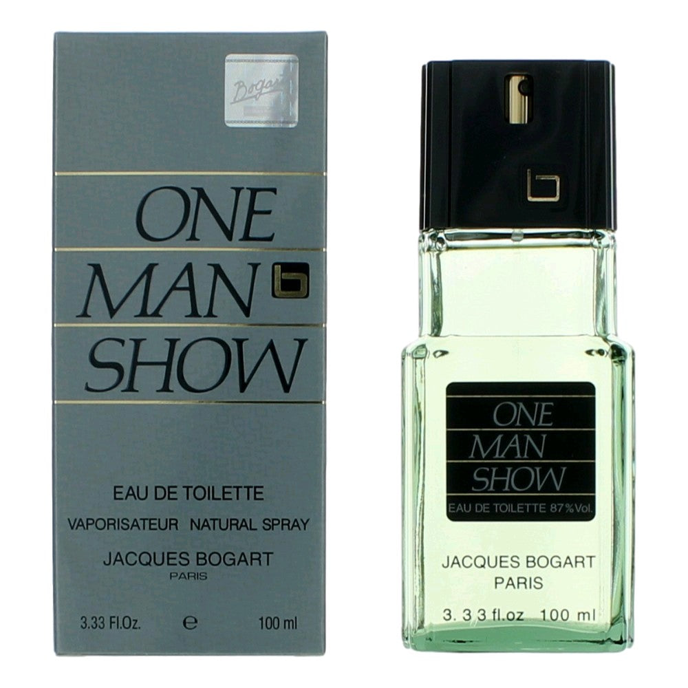 One Man Show by Jacques Bogart 3.4 oz Eau de Toilette Spray Cologne for Men