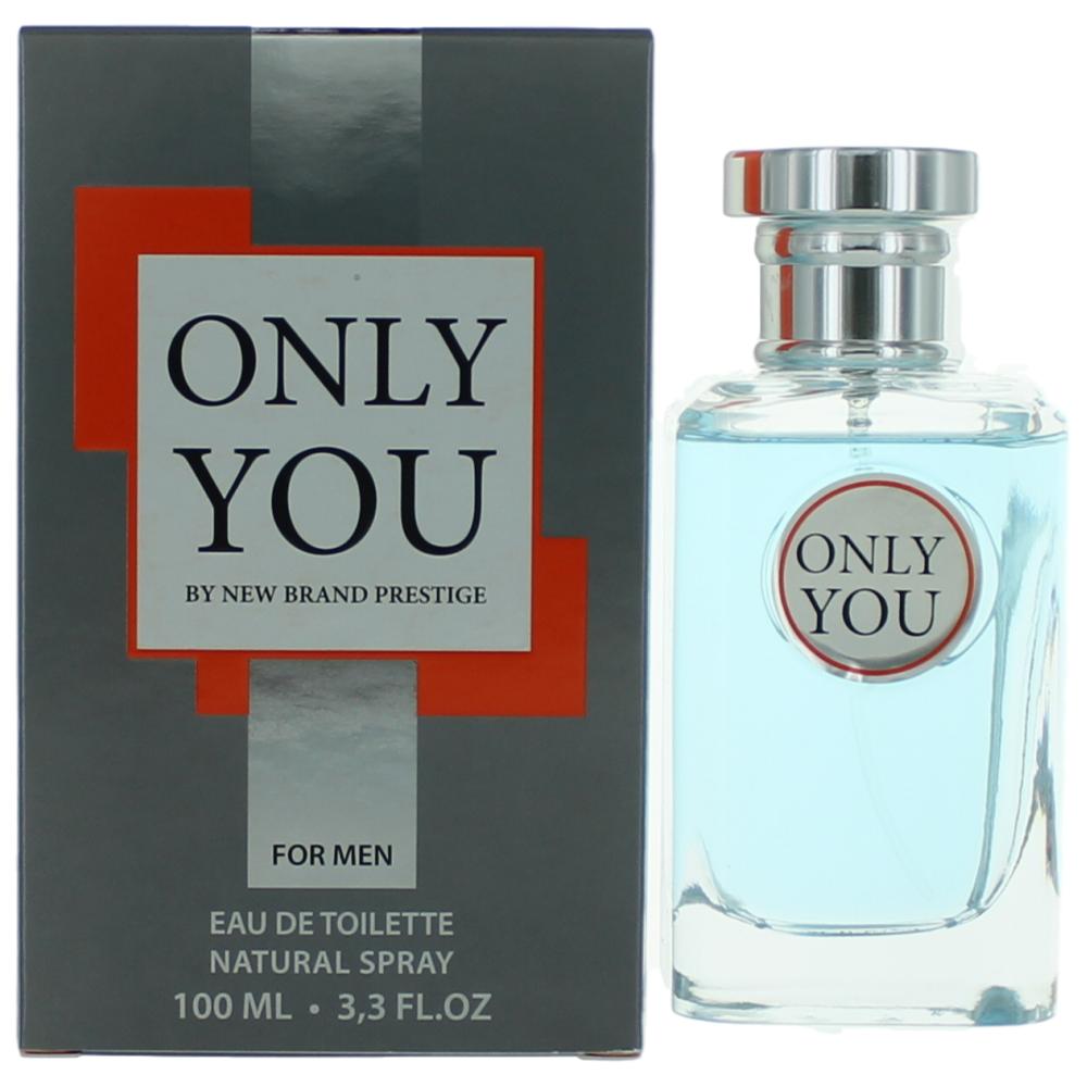 Only You by New Brand 3.4 oz Eau de Toilette Spray Cologne for Men