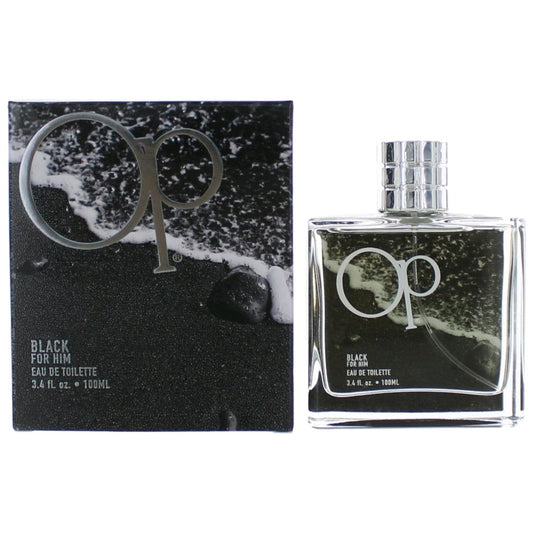 OP Black For Him by Ocean Pacific 3.4 oz Eau de Toilette Spray Cologne for Men
