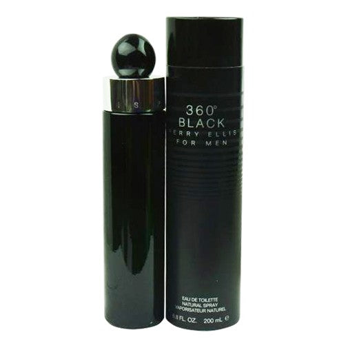 Perry Ellis 360' Black by Perry Ellis 6.8 oz Eau de Toilette Spray Cologne for Men