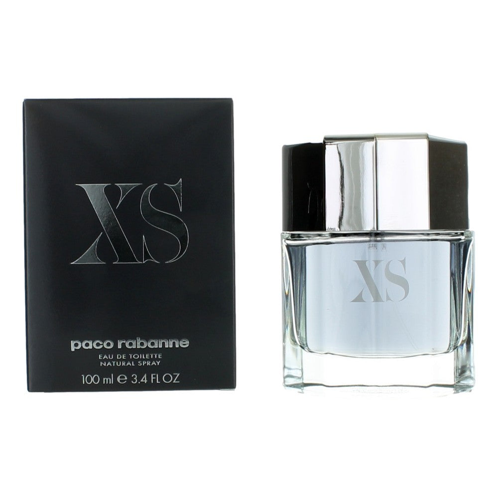 XS Grey by Paco Rabanne 3.4 oz Eau de Toilette Spray Cologne for Men