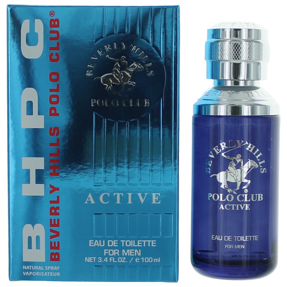 BHPC Active/Sport by Beverly Hills Polo Club 3.4 oz Eau de Toilette Spray Cologne for Men