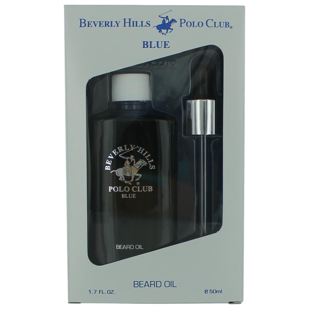 BHPC Blue by Beverly Hills Polo Club 1.7 oz Beard Oil for Men