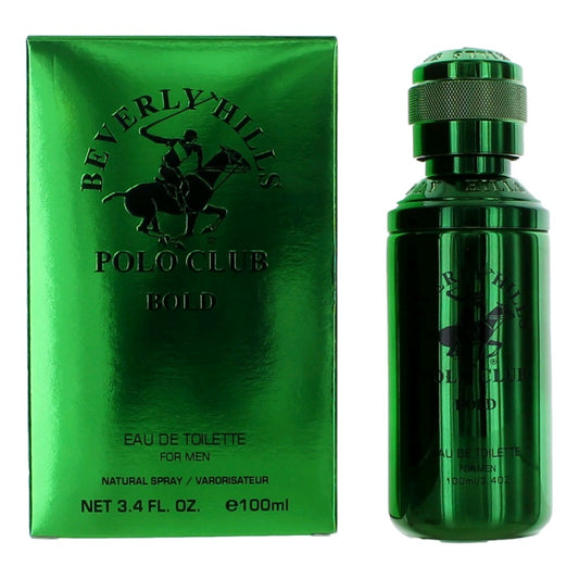 BHPC Bold by Beverly Hills Polo Club 3.4 oz Eau de Toilette Spray Cologne for Men