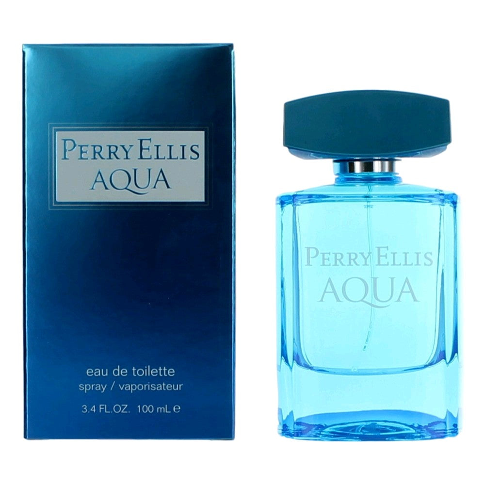 Perry Ellis Aqua by Perry Ellis 3.4 oz Eau de Toilette Spray Cologne for Men