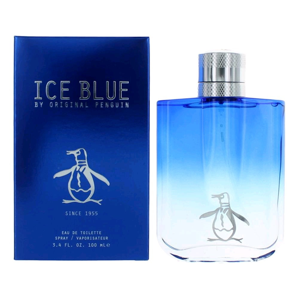 Original Penguin Ice Blue by Munsingwear 3.4 oz Eau de Toilette Spray Cologne for Men