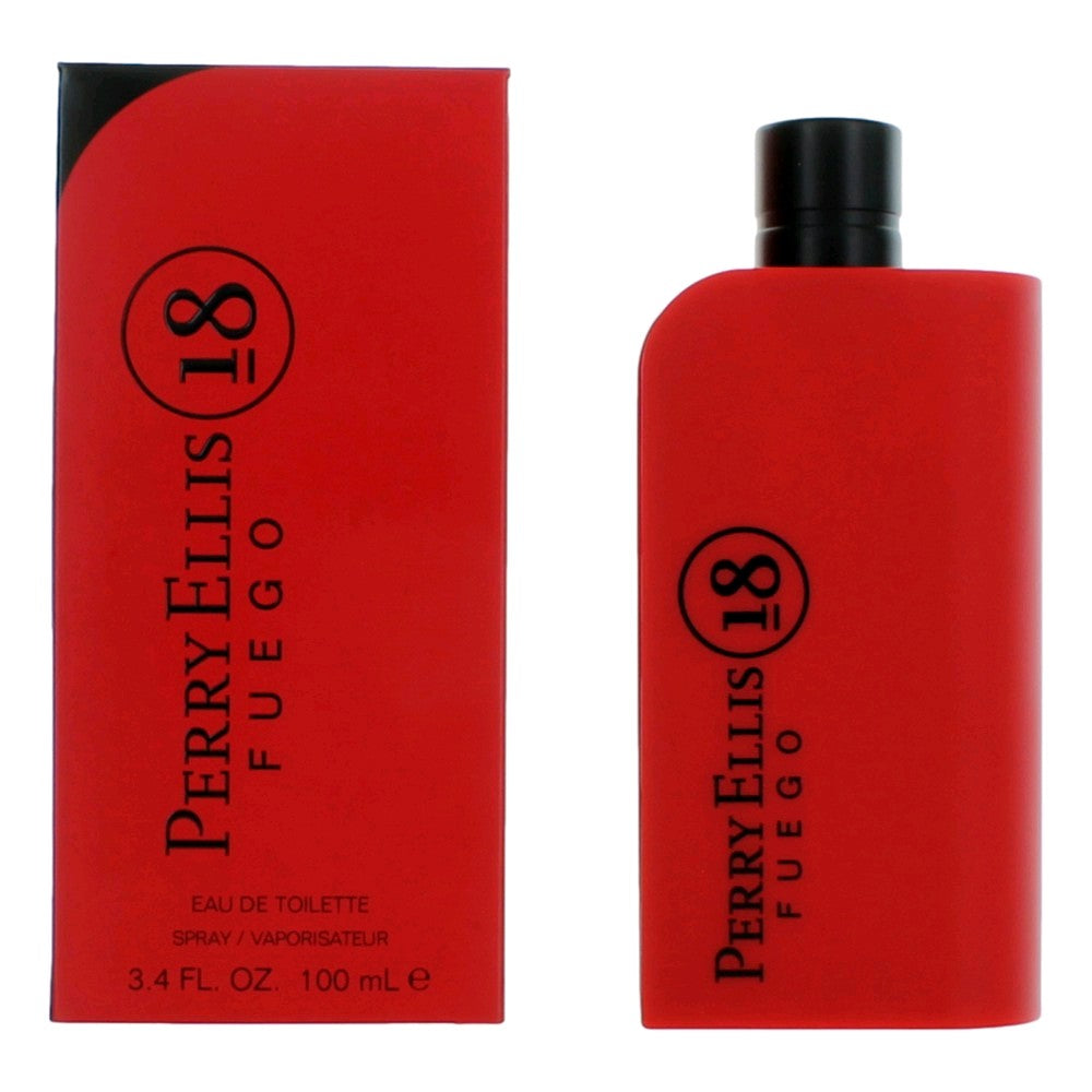 Perry Ellis 18 Fuego by Perry Ellis 3.4 oz Eau de Toilette Spray Cologne for Men