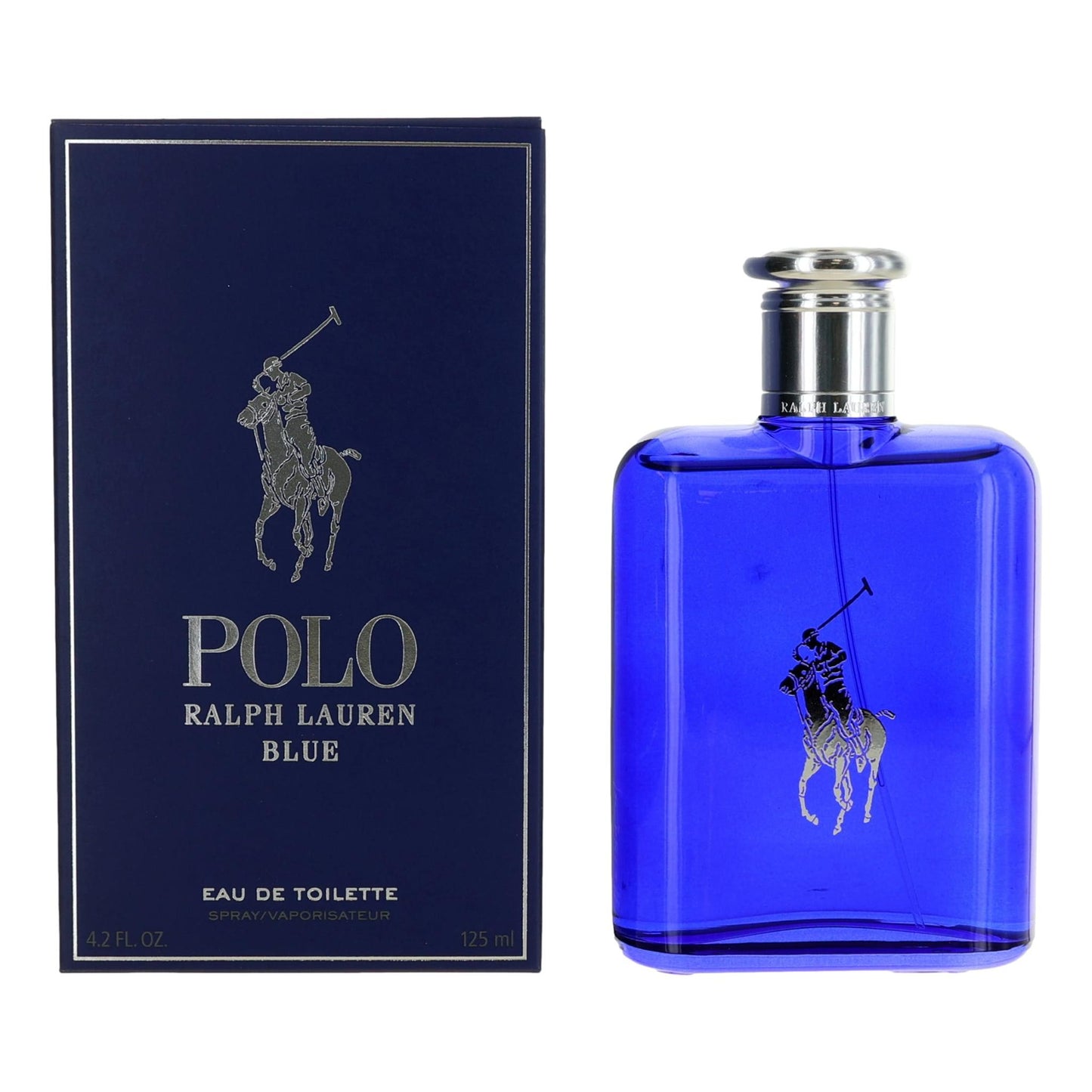 Polo Blue by Ralph Lauren 4.2 oz Eau de Toilette Spray Cologne for Men
