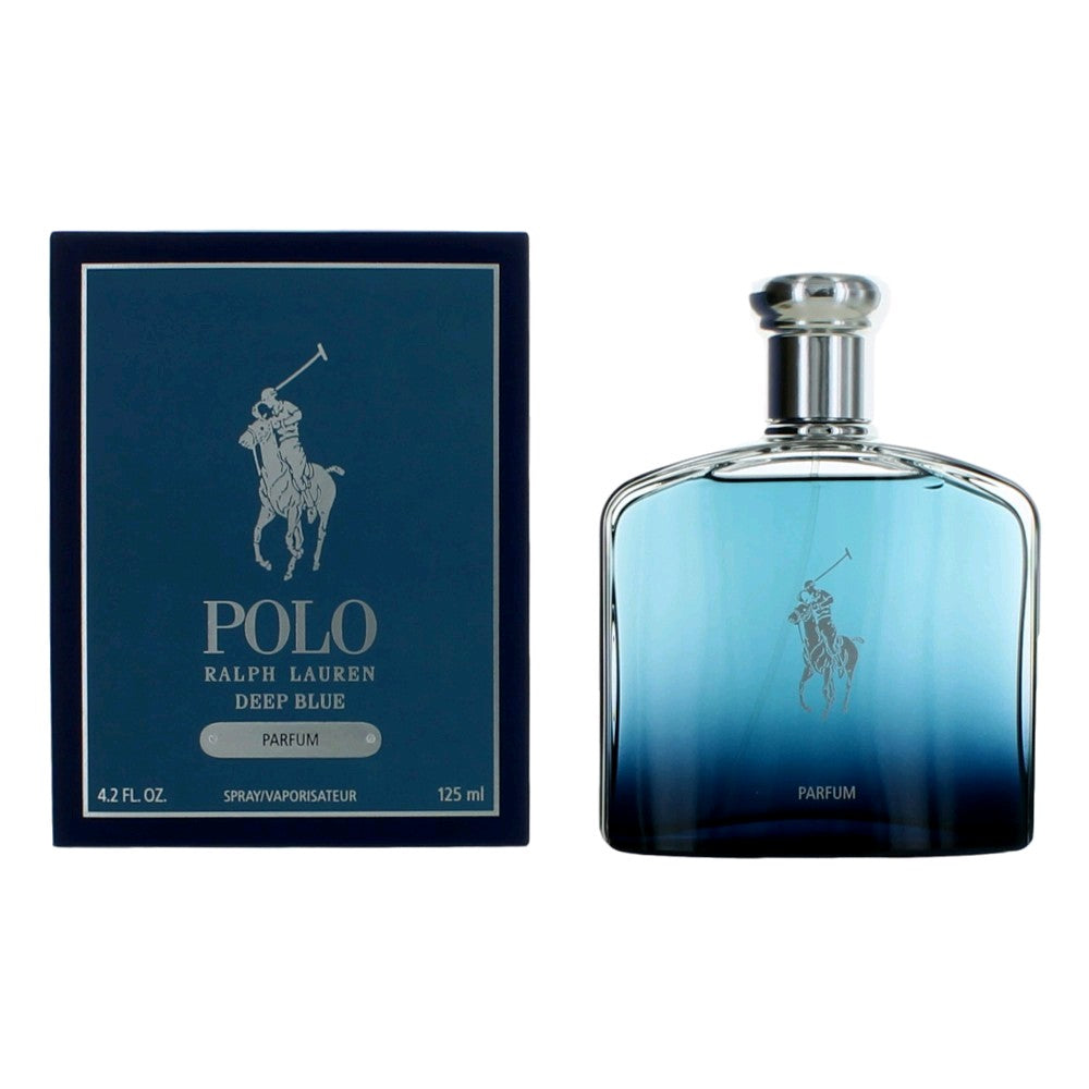 Polo Deep Blue by Ralph Lauren 4.2 oz Parfum Spray Cologne for Men