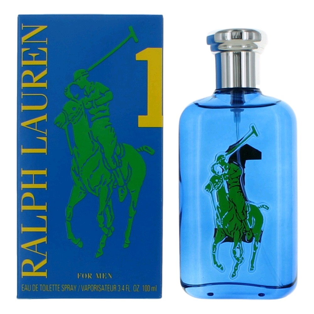 Polo Big Pony Blue #1 by Ralph Lauren 3.4 oz Eau de Toilette Spray Cologne for Men