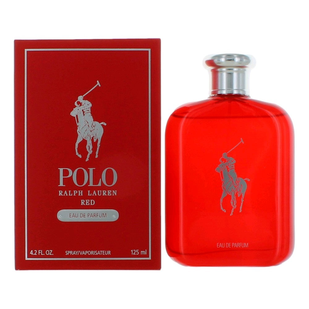 Polo Red by Ralph Lauren 4.2 oz Eau de Parfum Spray Cologne for Men