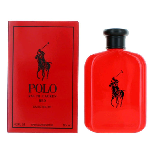 Polo Red by Ralph Lauren 4.2 oz Eau de Toilette Spray Cologne for Men