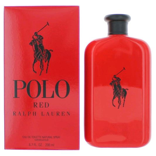 Polo Red by Ralph Lauren 6.7 oz Eau de Toilette Spray Cologne for Men