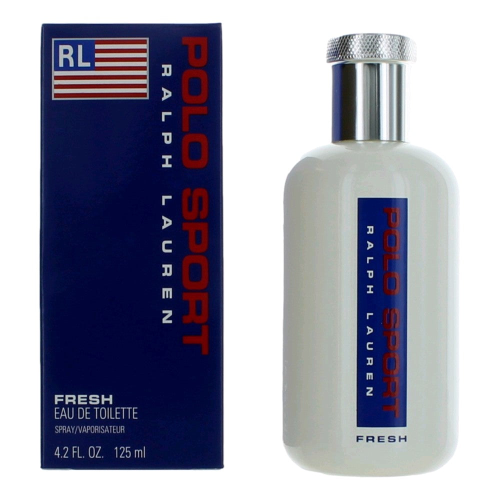 Polo Sport Fresh by Ralph Lauren 4.2 oz Eau de Toilette Spray Cologne for Men