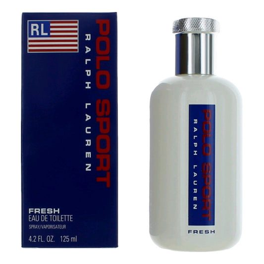 Polo Sport Fresh by Ralph Lauren 4.2 oz Eau de Toilette Spray Cologne for Men