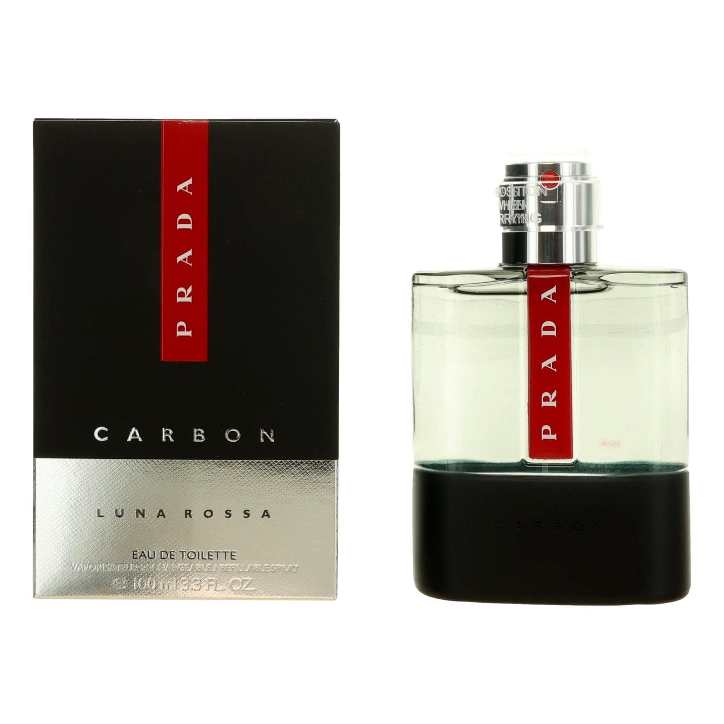 Prada Luna Rossa Carbon by Prada 3.4 oz Eau de Toilette Spray Cologne for Men