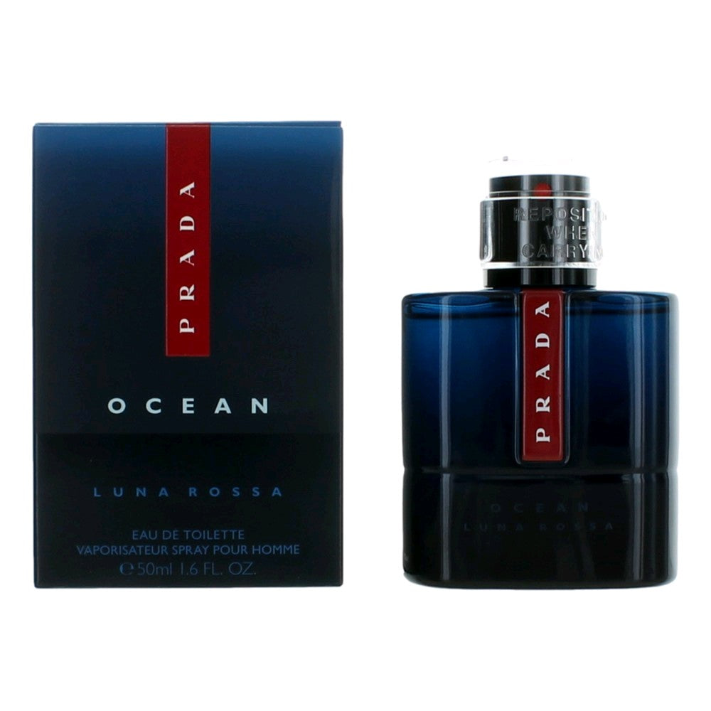 Prada Luna Rossa Ocean by Prada 1.6 oz Eau de Toilette Spray Cologne for Men