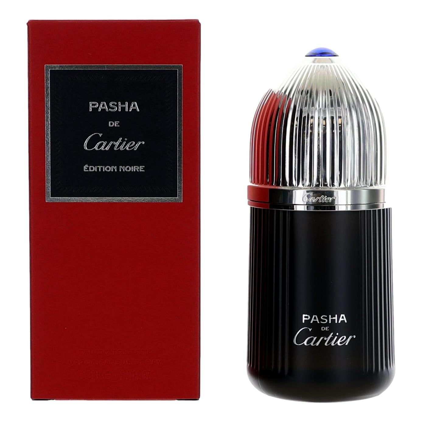 Pasha de Cartier Edition Noire by Cartier 3.3 oz Eau de Toilette Spray Cologne for Men