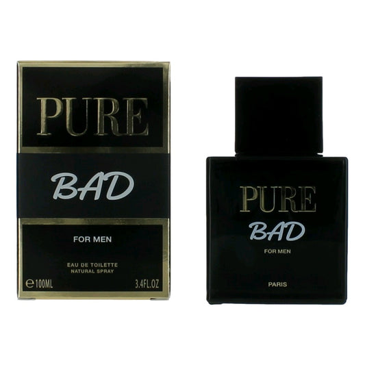 Pure Bad by Karen Low 3.4 oz Eau de Toilette Spray Cologne for Men