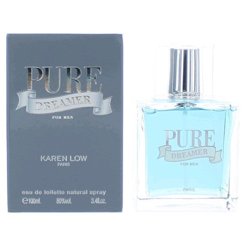 Pure Dreamer by Karen Low 3.4 oz Eau de Toilette Spray Cologne for Men