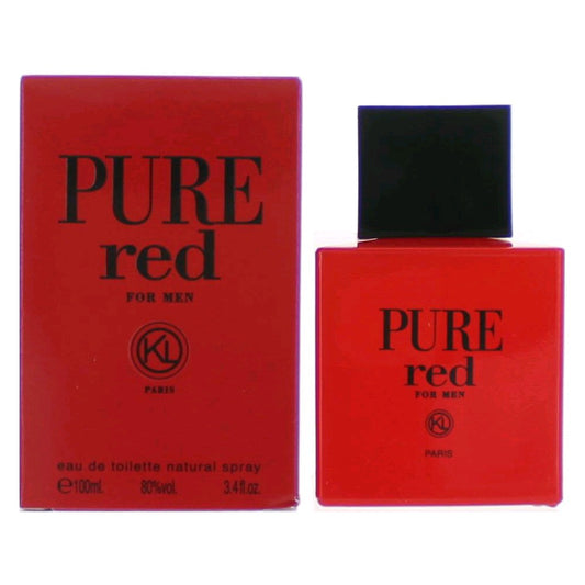 Pure Red by Karen Low 3.4 oz Eau de Toilette Spray Cologne for Men