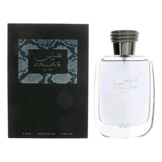 Hawas by Rasasi 3.3 oz Eau de Parfum Spray Cologne for Men