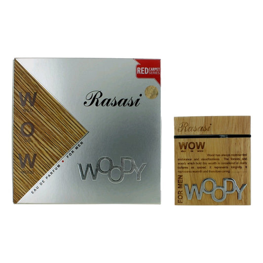Woody by Rasasi 2 oz Eau de Parfum Spray Cologne for Men