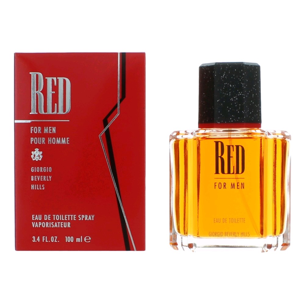 Red by Beverly Hills 3.4 oz Eau de Toilette Spray Cologne for Men