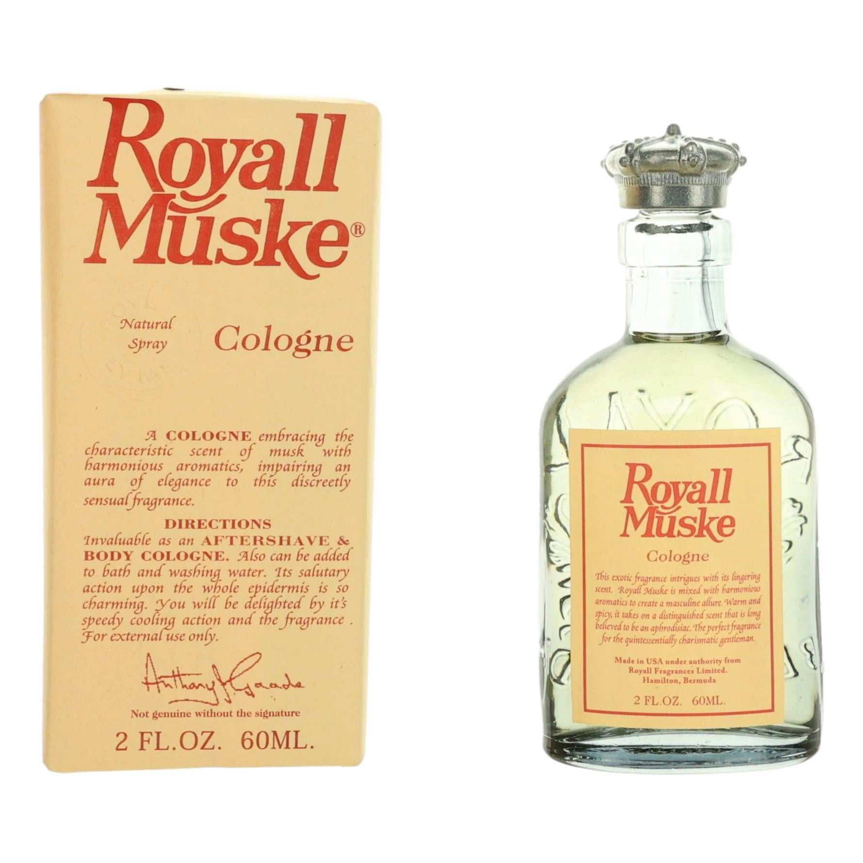 Royall Muske by Royall Fragrances 2 oz All Purpose Cologne for Men