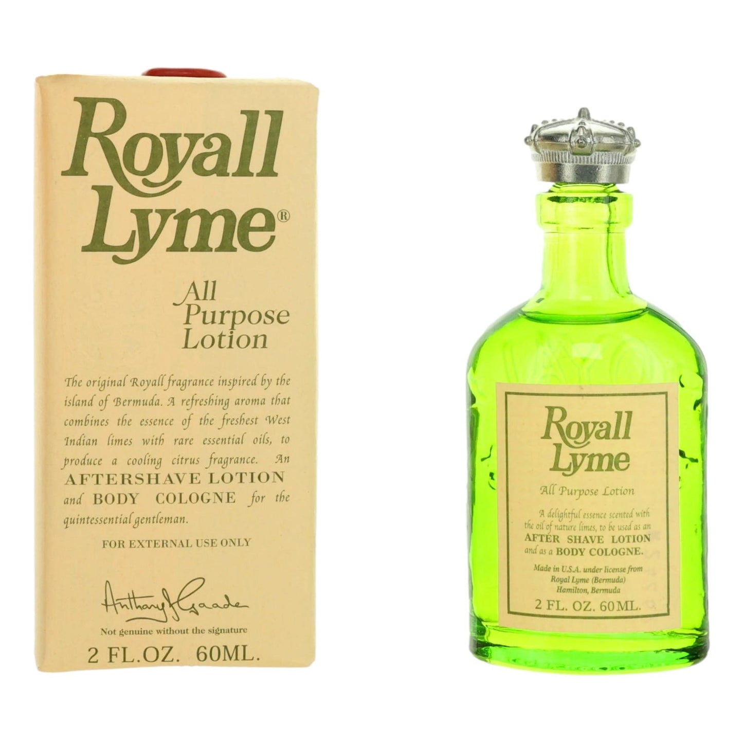 Royall Lyme by Royall Fragrances 2 oz All Purpose Lotion for Men