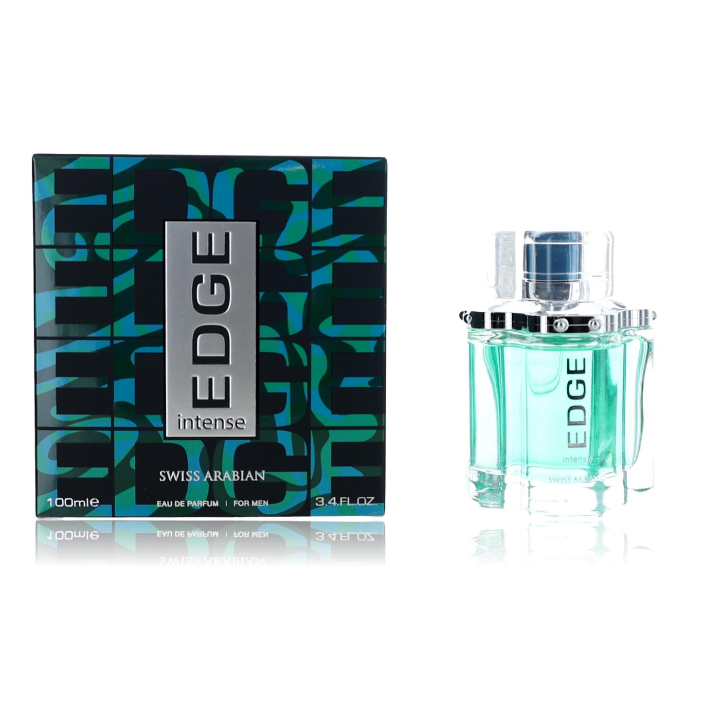 Edge Intense by Swiss Arabian 3.4 oz Eau de Parfum Spray Cologne for Men