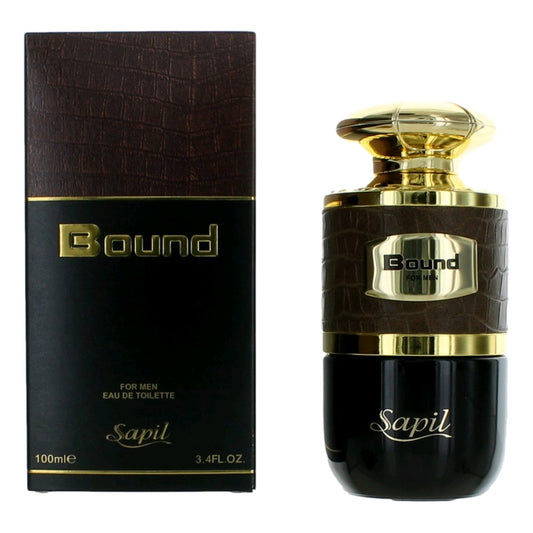 Bound by Sapil 3.4 oz Eau de Toilette Spray Cologne for Men