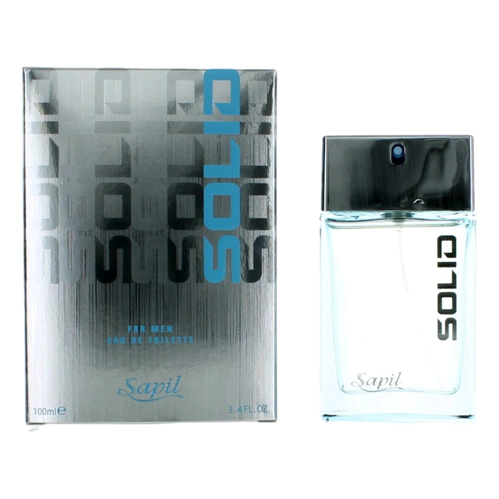 Solid by Sapil 3.4 oz Eau de Toilette Spray Cologne for Men