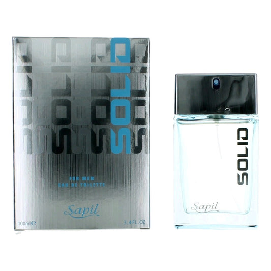 Solid by Sapil 3.4 oz Eau de Toilette Spray Cologne for Men