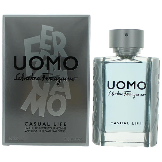 Uomo Casual Life by Salvatore Ferragamo 3.4 oz Eau de Toilette Spray Cologne for Men