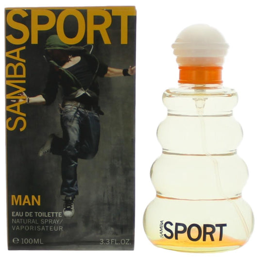 Samba Sport by Perfumer's Workshop 3.3 oz Eau de Toilette Spray Cologne for Men