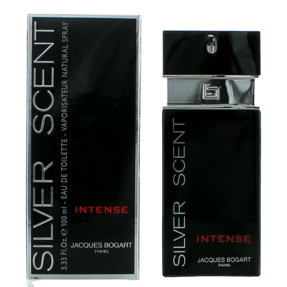 Silver Scent Intense by Jacques Bogart 3.4 oz Eau de Toilette Spray Cologne for Men