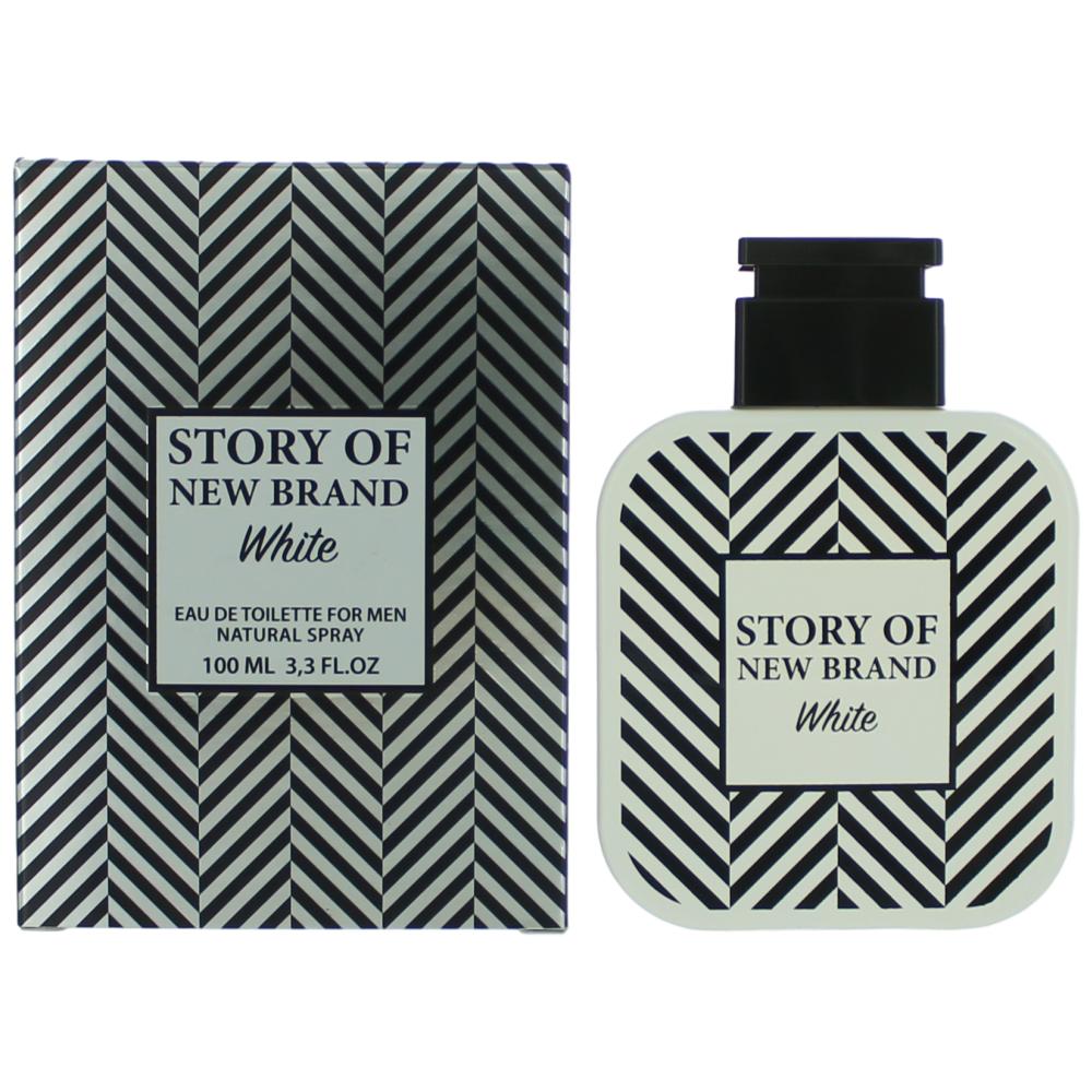 Story of New Brand White by New Brand 3.3 oz Eau de Toilette Spray Cologne for Men