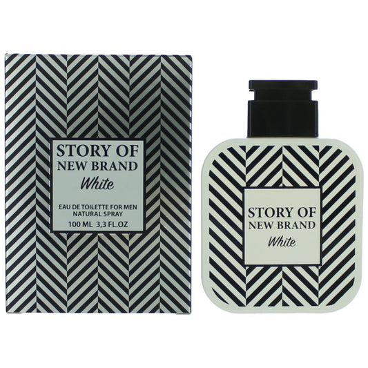 Story of New Brand White by New Brand 3.3 oz Eau de Toilette Spray Cologne for Men