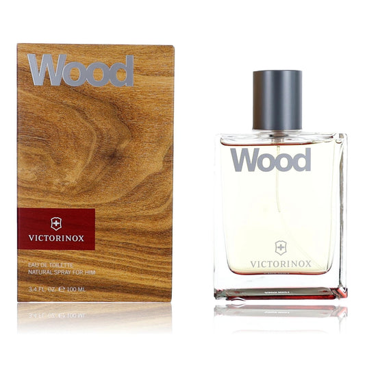 Wood by Swiss Army 3.4 oz Eau de Toilette Spray Cologne for Men 