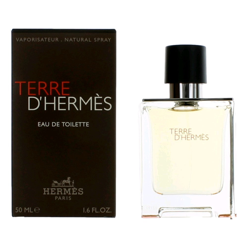 Terre D'Hermes by Hermes 1.6 oz Eau de Toilette Spray Cologne for Men.