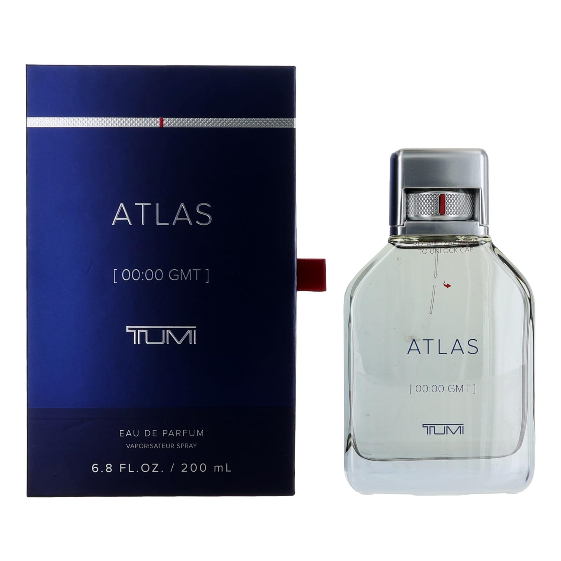 Atlas [00:00 GMT] by Tumi 6.8 oz Eau de Parfum Spray Cologne for Men