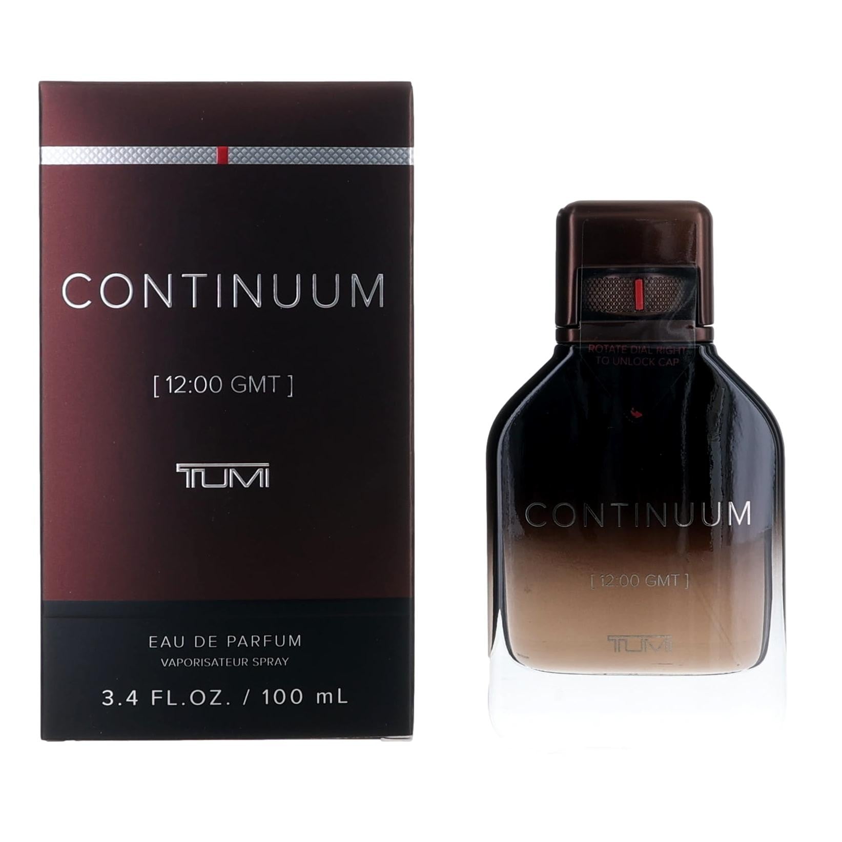 Continuum [12:00 GMT] by Tumi 3.4 oz Eau de Parfum Spray Cologne for Men