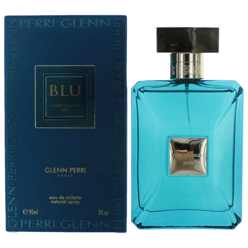 Blu Unbelievable by Glenn Perri 3 oz Eau de Toilette Spray Cologne for Men